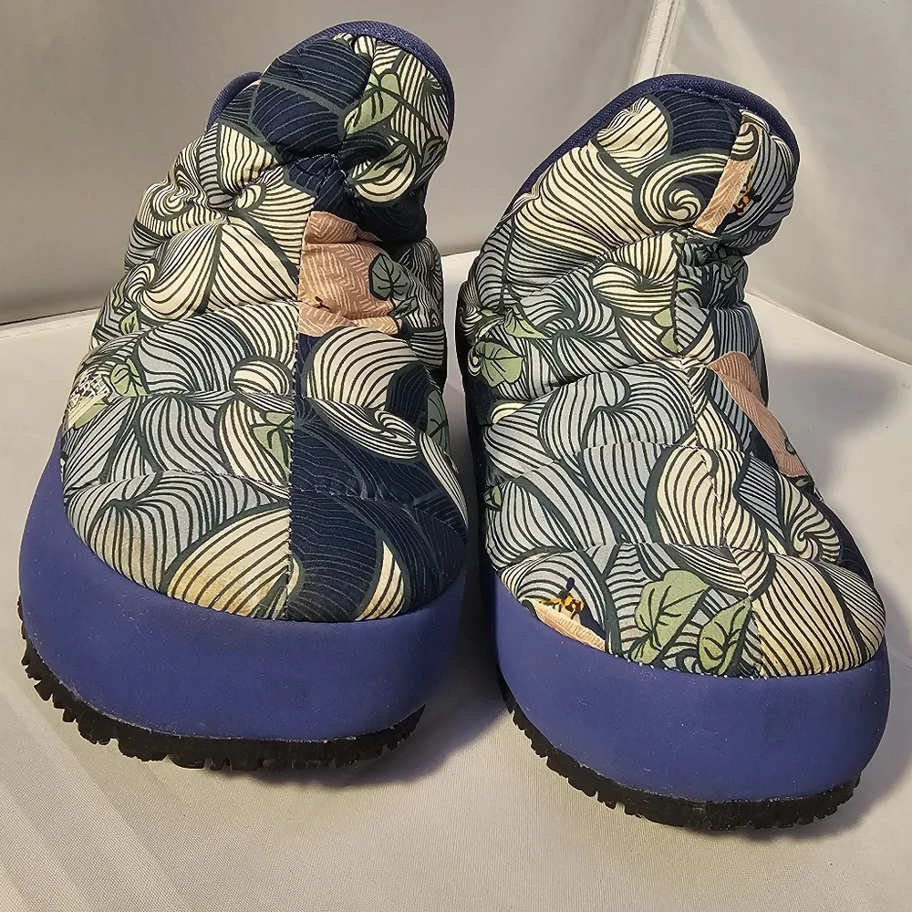 The North Face Thermoball Kids' Blue and White Patterned Shoes SZ 11 Toddler